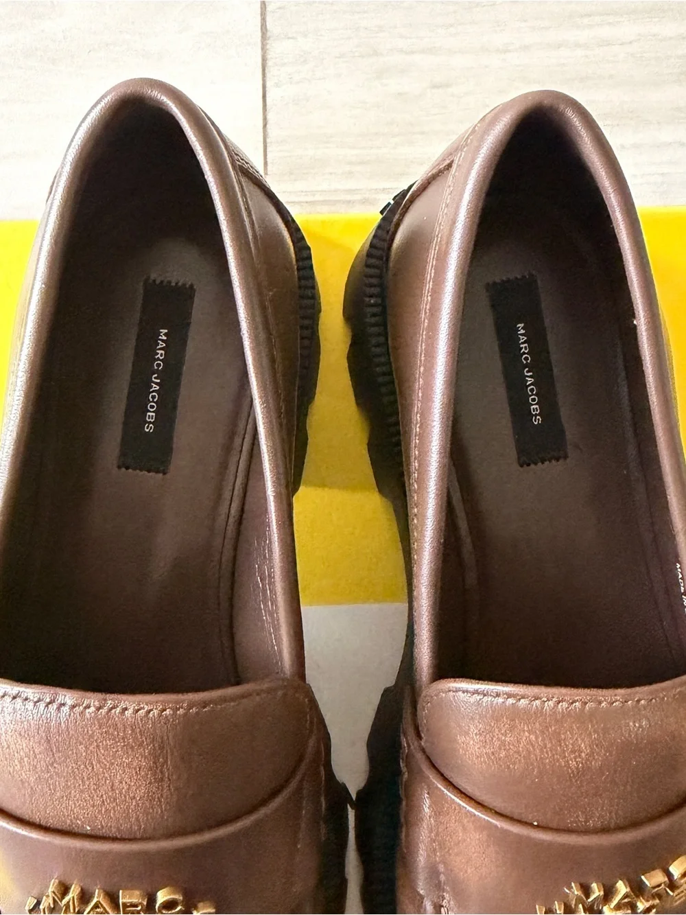 MARC JACOBS The Frankie Platform Loafer, Size 7US / 37EU